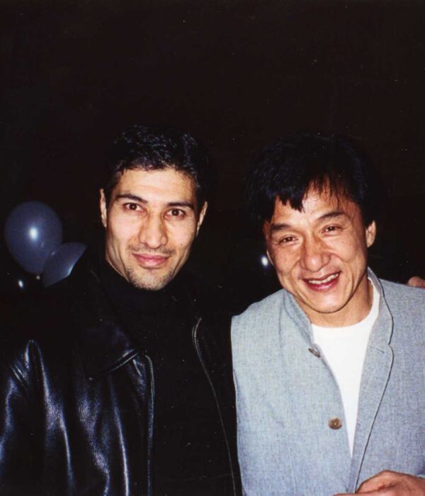with Jackie Chan